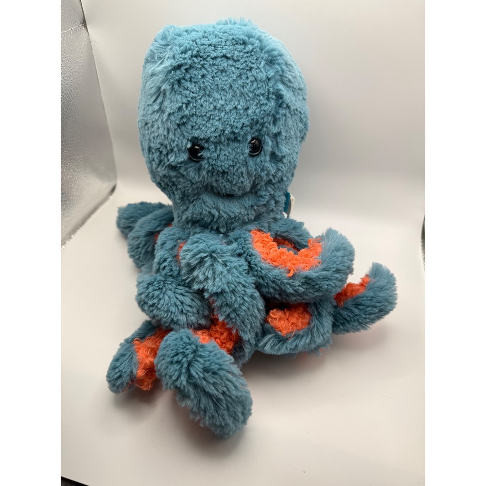 Manhattan Toy Company Plush‎ Teal Orange Octopus Stuffed Animal Toy